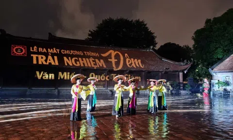 Hà Nội: Ra mắt trải nghiệm tour đêm Văn Miếu - Quốc Tử Giám với chủ đề "Tinh hoa đạo học"