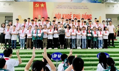 Trường THCS Nông Trang (TP Việt Trì - Phú Thọ) tổ chức thành công Hội khỏe Phù Đổng