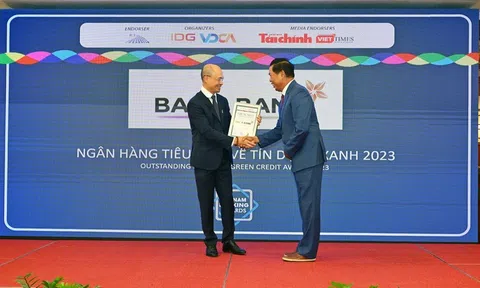 Ngân hàng Bắc Á nhận giải thưởng "Ngân hàng tiêu biểu về Tín dụng xanh"