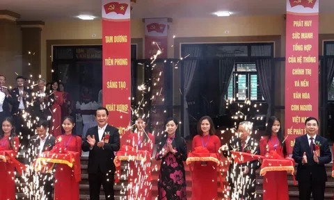Viên Du Hoà (Thanh Vân - Tam Dương) khánh thành khu thiết chế làng văn hóa kiểu mẫu và Ngày hội đại đoàn kết dân tộc