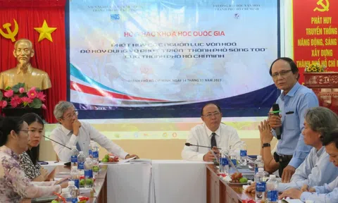 Hội thảo khoa học cấp Quốc gia “Phát huy các nguồn lực văn hóa để xây dựng và phát triển “Thành phố sáng tạo” của Thành phố Hồ Chí Minh”