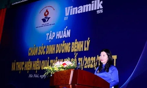 Tập huấn “Chăm sóc dinh dưỡng bệnh lý và tiếp tục triển khai thực hiện hiệu quả Thông tư số 31 của Bộ Y tế