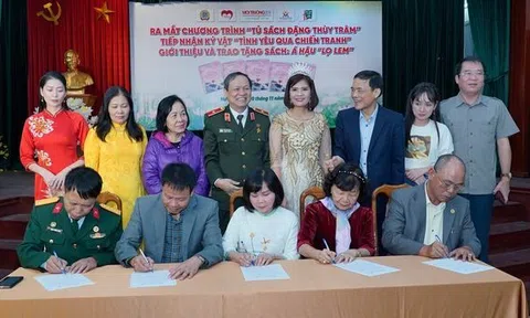 Thỏa thuận ghi nhớ về việc tổ chức chương trình "Tủ sách Đặng Thùy Trâm"; tiếp nhận và trao tặng sách cho các thư viện, tủ sách khác