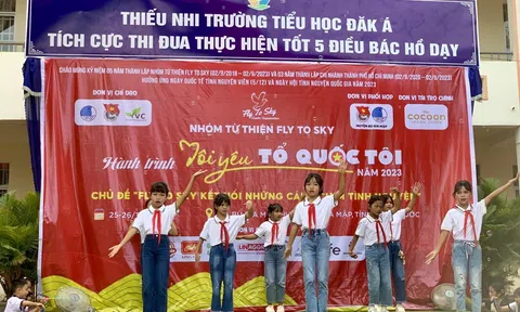 Hành trình "Tôi yêu Tổ quốc tôi" năm 2023 - Kết nối những cánh chim tình nguyện tại Bù Gia Mập, Bình Phước