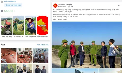 Fanpage Tin nhanh Xứ Nghệ kết nối cộng đồng Nghệ An - Hà Tĩnh