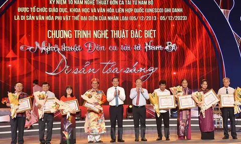 Đẩy mạnh các hoạt động bảo tồn và phát huy giá trị Nghệ thuật Đờn ca tài tử Nam bộ