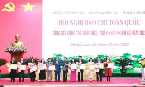 Hội nghị báo chí toàn quốc tổng kết công tác năm 2023, triển khai nhiệm vụ năm 2024