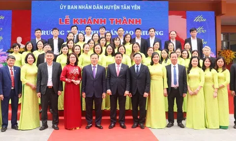 Bắc Giang khánh thành trường THCS thị trấn Cao Thượng tại huyện Tân Yên