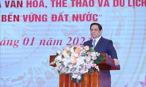 Thủ tướng: Cần tiếp tục phát huy tối đa sức mạnh nội sinh, phát triển nhanh và bền vững văn hóa, thể thao và du lịch Việt Nam