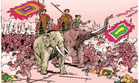 Vi nữ tướng "1 tay nhổ núi Nga Mi, 1 tay nhổ núi Thái Sơn",đánh quân giặc xác lấp sông Trường Giang