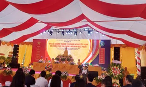 Giáo hội Phật giáo tỉnh Quảng Bình: Đại lễ khánh thành và bổ nhiệm trụ trì chùa Linh Sơn Đại Phúc