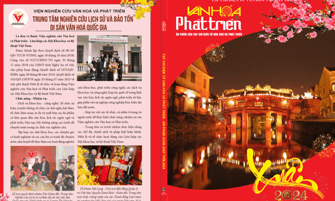 Nhiều thông tin hấp dẫn trên Ấn phẩm Xuân Giáp Thìn 2024 của Tạp chí điện tử Văn hóa và Phát triển