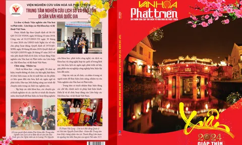 Kính mời bạn đọc đặt mua Ấn phẩm Văn hóa và Phát triển Xuân 2024
