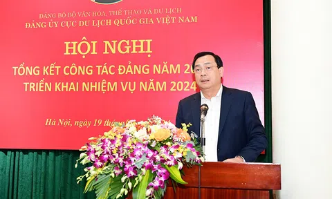 Đảng ủy Cục Du lịch Quốc gia Việt Nam tổ chức Hội nghị tổng kết công tác Đảng năm 2023, triển khai nhiệm vụ năm 2024