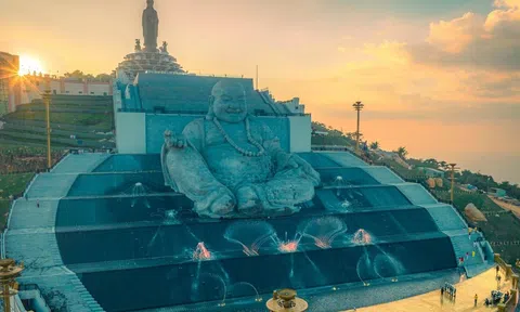 Hé lộ hình ảnh đại tượng Phật Di Lặc bằng đá sa thạch lớn bậc nhất thế giới tại Tây Ninh