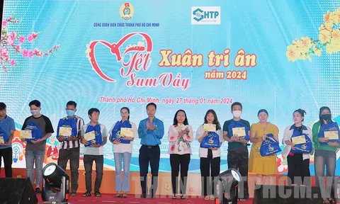 Chương trình “Tết sum vầy - Xuân tri ân” hỗ trợ công nhân, người lao động có hoàn cảnh khó khăn