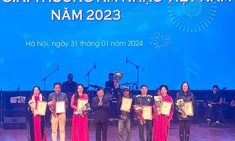 Trao Giải thưởng Âm nhạc Việt Nam cho 93 tác phẩm, chương trình xuất sắc