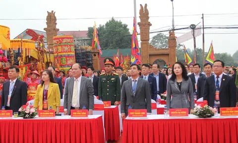 Lạng Giang (Bắc Giang) lần đầu tổ chức lễ hội “Mở cửa rừng” tại đền Chúa Then, xã Hương Sơn