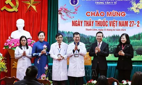 Chủ tịch nước Võ Văn Thưởng: Y tế cơ sở như một tuyến đầu rất quan trọng, góp phần giảm tải cho y tế tuyến trên