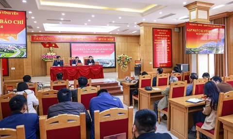 TP Vĩnh Yên mong báo chí tiếp tục đồng hành, góp phần thực hiện thắng lợi mục tiêu phát triển kinh tế - xã hội năm 2024