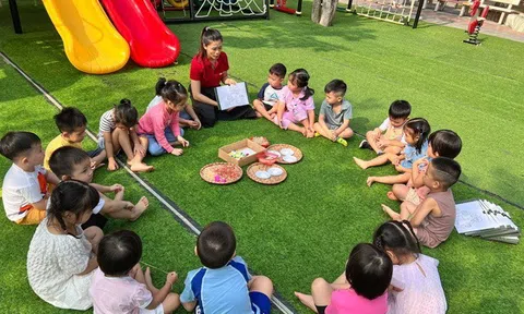 Trường Mầm non Ánh Dương (TP Việt Trì - Phú Thọ) giáo dục trẻ phát triển toàn diện