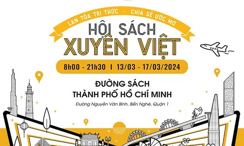 Hơn 16.000 tựa sách trưng bày với giá ưu đãi tại Hội sách xuyên Việt