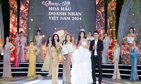 Doanh nhân Hoàng Thị Kim Đắc trở thành Người đẹp có gương mặt khả ái Hoa hậu Doanh nhân Việt Nam 2024
