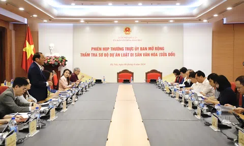 Dự thảo Luật Di sản văn hoá (sửa đổi) được chuẩn bị rất công phu, đủ chất lượng để báo cáo Quốc hội