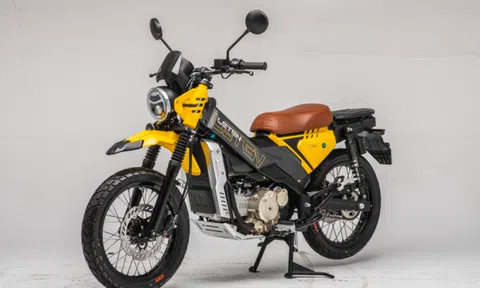 Ra mắt ""tân binh"" xe máy đẹp như Yamaha PG-1, xịn như Honda CT125: Có phanh ABS, màn TFT, đèn LED