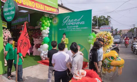 Cửa hàng "Sản Phẩm Nông Sản Sạch 3 Miền" của Eco-HHB tại TP. Long Khánh khai trương