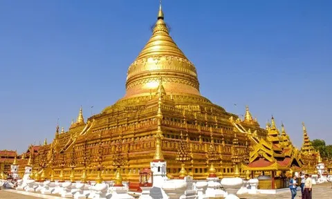 Ngôi chùa 2.500 tuổi nổi tiếng Đông Nam Á: Dát 90 tấn vàng, nạm 4.500 viên kim cương