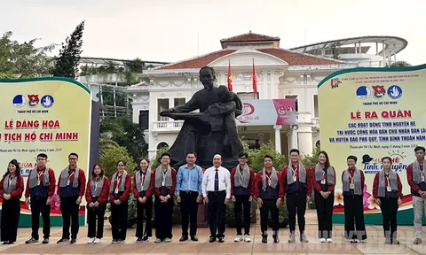 168 thanh niên TPHCM tham gia các hoạt động tình nguyện hè tại nước bạn Lào và huyện đảo Phú Quý