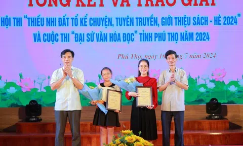Trường Tiểu học Đinh Tiên Hoàng đoạt giải tiêu biểu Cuộc thi “Đại sứ Văn hóa đọc” tỉnh năm 2024
