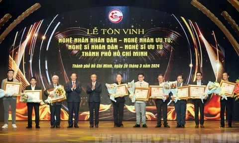 TPHCM ban hành kế hoạch xét tặng danh hiệu “Nghệ nhân nhân dân”, “Nghệ nhân ưu tú”
