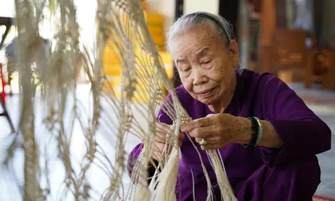 Đón nhận danh hiệu di sản văn hóa phi vật thể quốc gia “Nghề thủ công truyền thống đan võng ngô đồng ở Cù Lao Chàm"