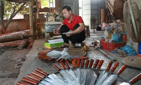 Làng nghề rèn Lý Nhân, Vĩnh Tường phát triển bền vững, nâng cao thu nhập cho người dân, góp phần vào xây dựng nông thôn mới