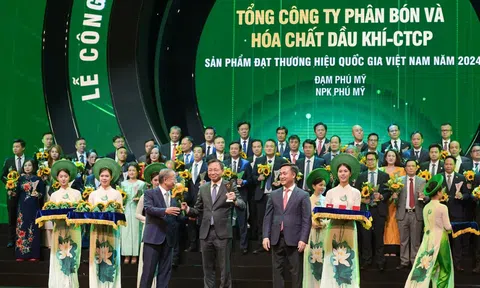 Đạm Phú Mỹ và NPK Phú Mỹ tiếp tục được công nhận là “Thương hiệu Quốc gia”