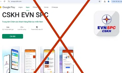 Cảnh báo thủ đoạn mới giả mạo ứng dụng CSKH EVNSPC để lừa đảo khách hàng