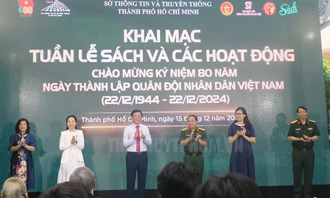 Khai mạc “Tuần lễ sách và các hoạt động chào mừng kỷ niệm 80 năm Ngày thành lập Quân đội nhân dân Việt Nam”