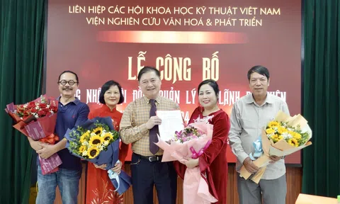 Viện Nghiên cứu Văn hóa và Phát triển công bố ban lãnh đạo nhiệm kỳ 2024 - 2029