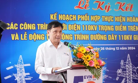 EVNSPC động thổ công trình đường dây 110kV Giao Long - Phú Thuận và ký kết thực hiện các công trình lưới điện 110kV trọng điểm tại Bến Tre