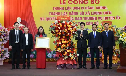 Vĩnh Phúc: Thành lập Đảng bộ xã Lương Điền, huyện Vĩnh Tường