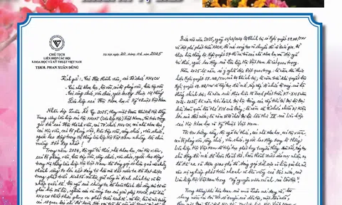 Thư chúc Tết của TSKH. Phan Xuân Dũng, Chủ tịch Liên hiệp các Hội Khoa học và Kỹ thuật Việt Nam