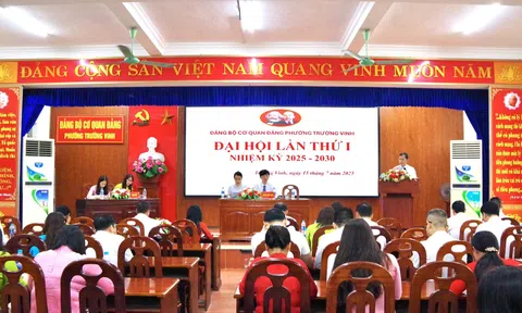 Đảng bộ cơ quan Đảng phường Trường Vinh tổ chức thành công Đại hội lần thứ Nhất, nhiệm kỳ 2025 - 2030