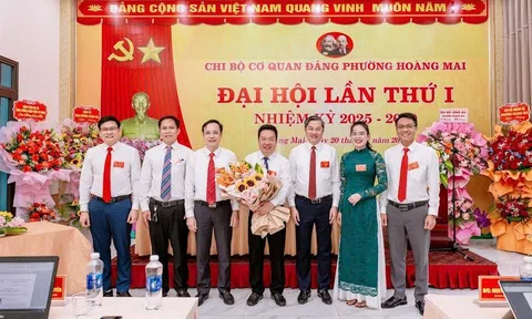 Đại hội Chi bộ Cơ quan Đảng phường Hoàng Mai: Đoàn kết - Đổi mới - Khát vọng phát triển