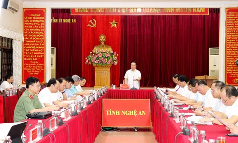 Ban Thường vụ Tỉnh ủy Nghệ An thông qua chủ trương thực hiện dự án xây dựng đường bộ cao tốc Vinh – Thanh Thủy