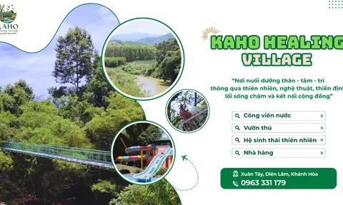 Kaho Healing Village - “Ngôi làng chữa lành” đánh thức tiềm năng du lịch xanh Khánh Hòa