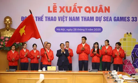Thủ tướng Phạm Minh Chính gặp mặt, động viên Đoàn Thể thao Việt Nam trước thềm SEA Games 33