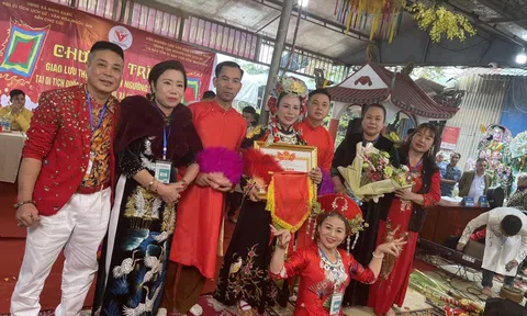 Giao lưu Thực hành Tín ngưỡng thờ Mẫu Tam phủ của người Việt tại Di tích Quốc gia Đền Chợ Củi năm 2025