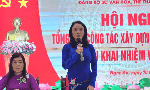Đảng bộ Sở Văn hóa, Thể thao và Du lịch Nghệ An tổng kết công tác xây dựng Đảng năm 2025